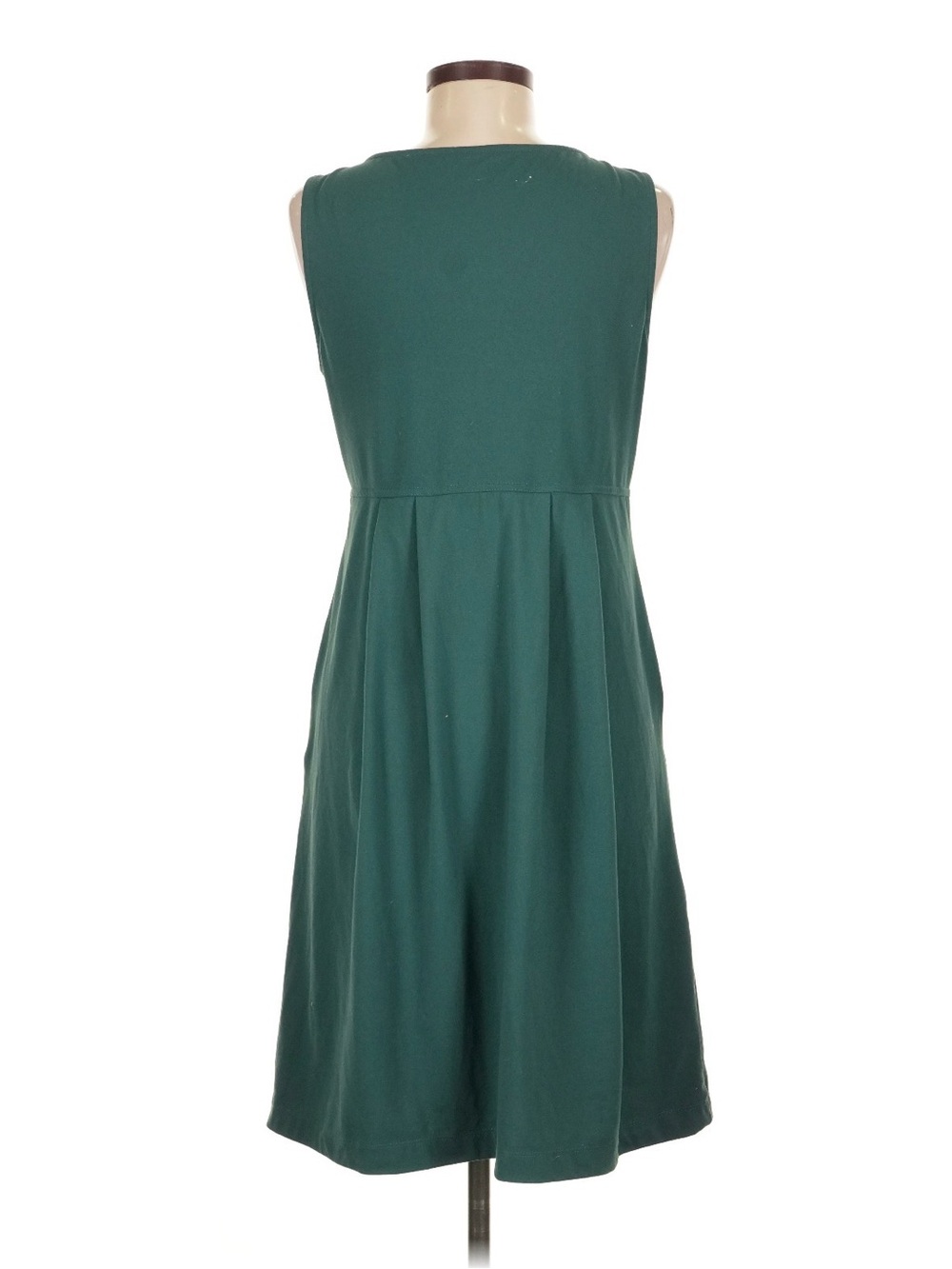 Eddie Bauer Teal Sleeveless V-Neck Midi Dress - Picture 2 of 4